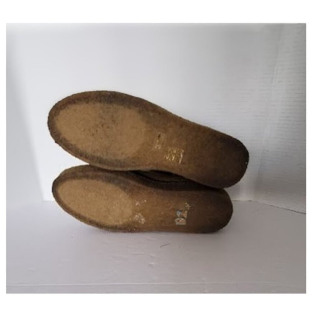 Free People Vegan Suede & Shearling Lined Ankle Boots Buckle Size 10 Cozycore - Picture 9 of 9